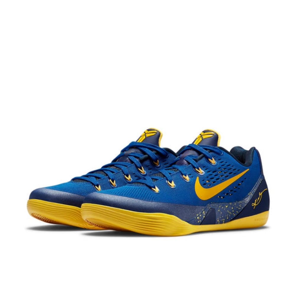 Nike Kobe 9 EM Gym Blue University Gold Mens Size 9 Style 646701-474